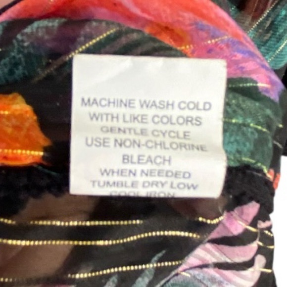 Club Z Collection Swim Cover Up Size Large - Picture 6 of 7